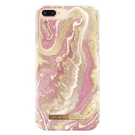 Ideal Of Sweden Golden Blush Marble Mobilskal För Iphone 6 7 Och 8