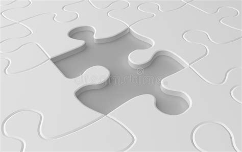 Missing Puzzle Piece Stock Illustration Illustration Of Game 821534