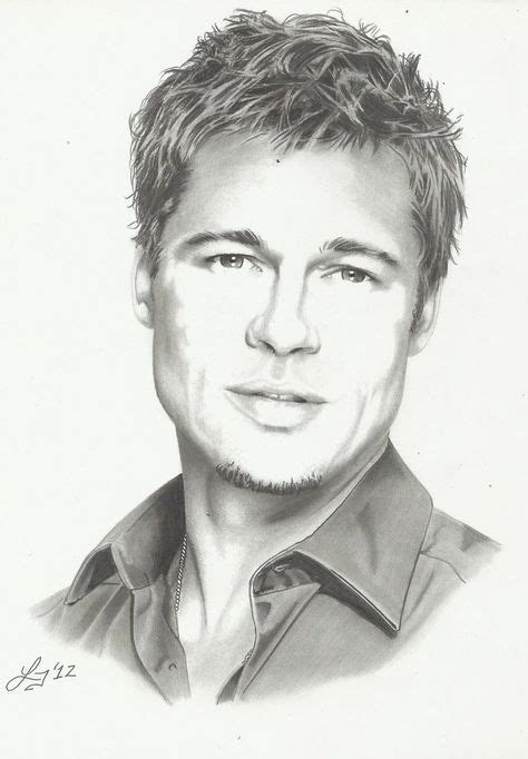 Brad Pitt Drawing Skill