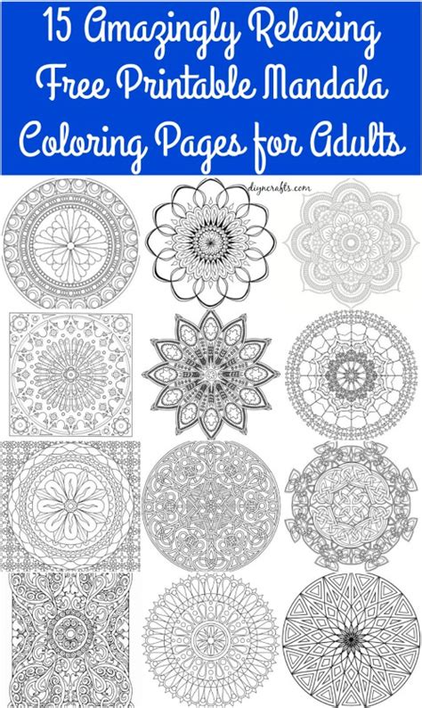 If you like the mandala and want to color it, click the print button or download the mandala as a pdf. 15 Amazingly Relaxing Free Printable Mandala Coloring ...