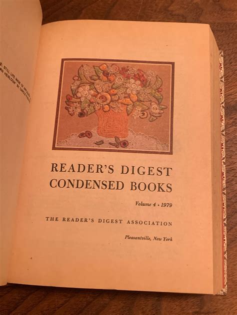 Readers Digest Condensed Books Volume 4 1979 Etsy