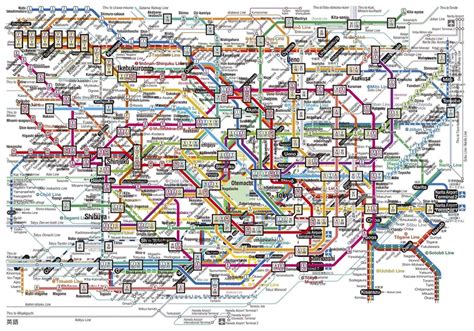 карта токийского метро