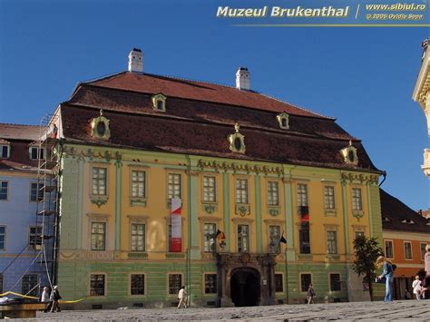 The brukenthal national museum is made up of six museums, with the main building located on piața mare in central sibiu. Muzeul Brukenthal - Poza zilei din Sibiu