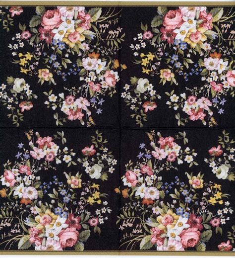 I saw and bought a piece of scrapbook paper at hobby lobby months ago when i was working on another project and the print was some faded florals on since then, i have been using napkins on lots of projects and i love it! Decoupage Paper Napkins of Rose Garden & Butterflies on ...