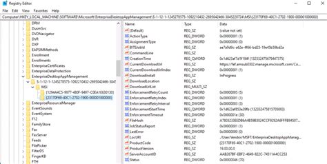intune folder mdm windows lob applications agent