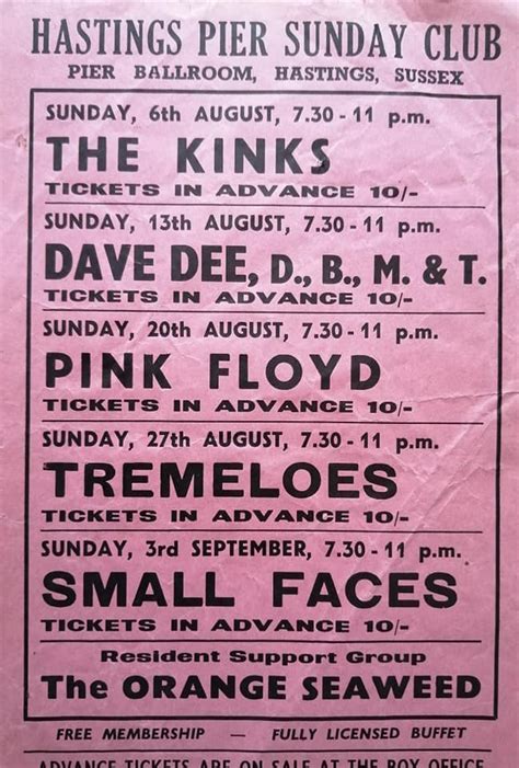The Kinks Hastings Pier Th August SMART
