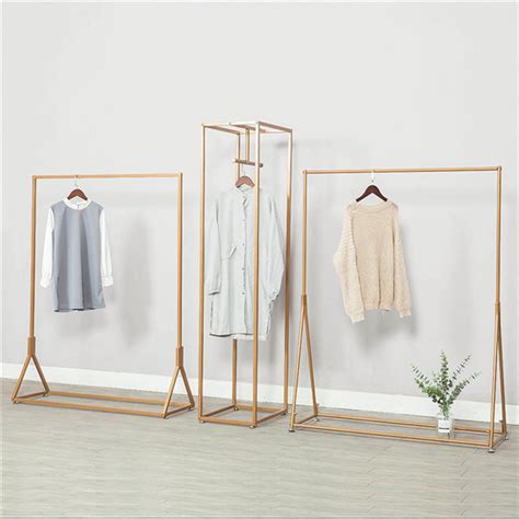 Check spelling or type a new query. Retail Store Furniture Gold Metal Clothing Display Racks ...