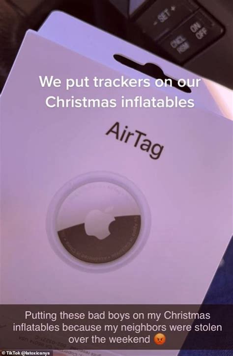 Woman Uses Apple Airtags To Hunt Down Stolen Christmas Inflatables