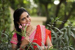 Exclusive Photos - Beautiful Swarna Jyothi in Half Saree
