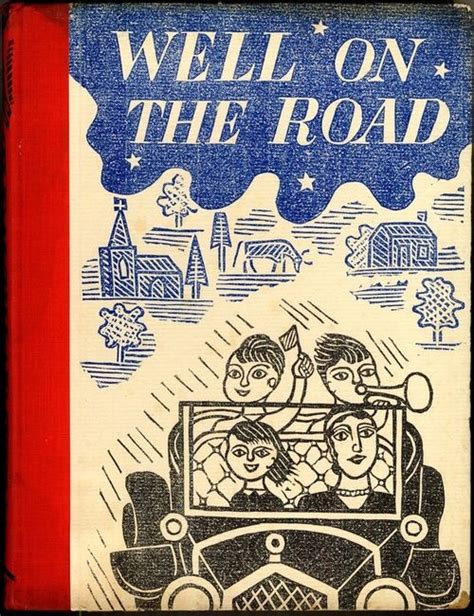 edward bawden cover art for well on the road by christopher bradby illustrated by edward