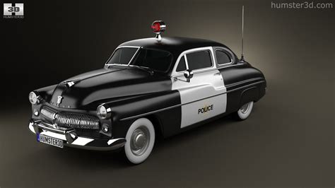 360 View Of Mercury Eight Coupe Police 1949 3d Model 3dmodels Store