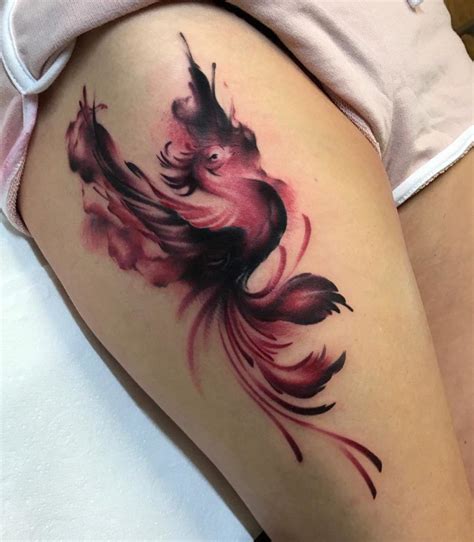 Wonderful Phoenix Thigh Harry Potter Tattoo Magic Tattoo