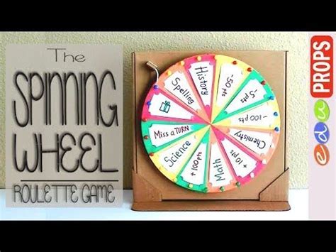 What a fabulous problem solving task this was! THE ROULETTE GAME_How to make a spinning wheel out of ...