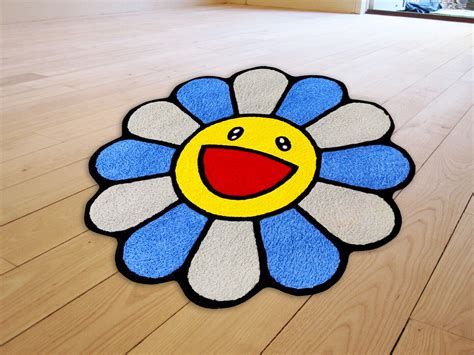 Takashi Murakami Flower Area Carpet Living Room Rugs Bedroom Floor Mat