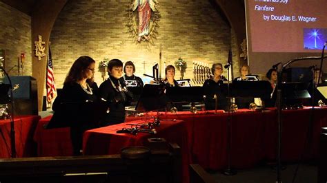 Senior Handbell Choir Christmas Joy Fanfare Saturday Youtube