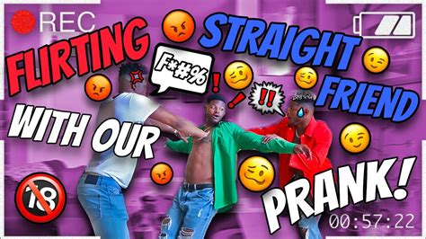 Flirting With Our Straight Friend Prank Awkward Youtube
