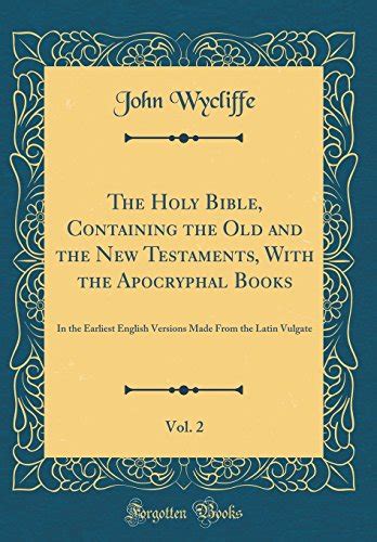 The Holy Bible Containing The Old And The New Testaments With The