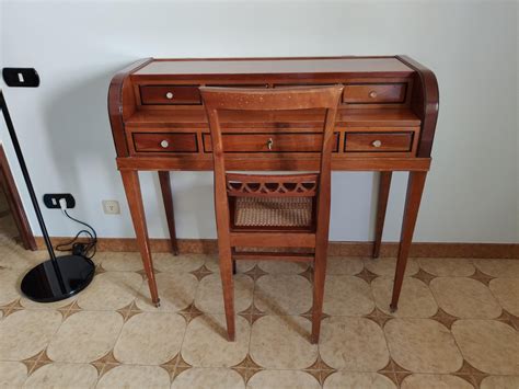 Schreibtisch mit 2 fächern konsole computertisch konsolentisch heim büroumgebung. Vintage Schreibtisch bei Pamono kaufen