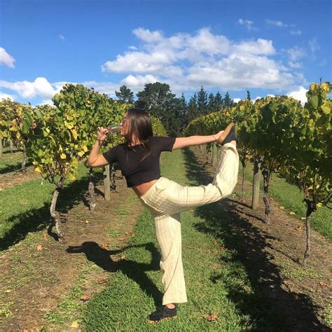 Doing Some Wine Yoga 😏🍷 What Is Your Favorite Wine Sport 😅🥂 🔹🔹🔹🔹🔹🔹🔹🔹