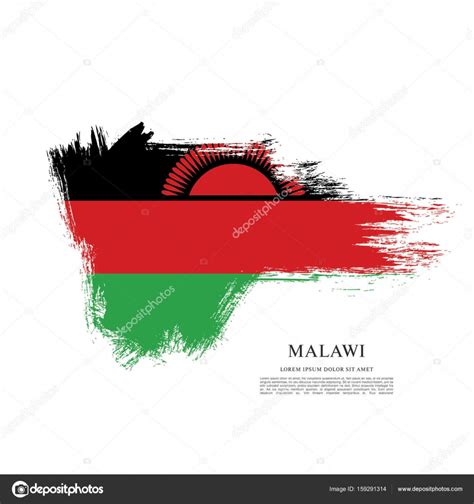 Flag Of Malawi Background Stock Vector Image By ©igorvkv 159291314