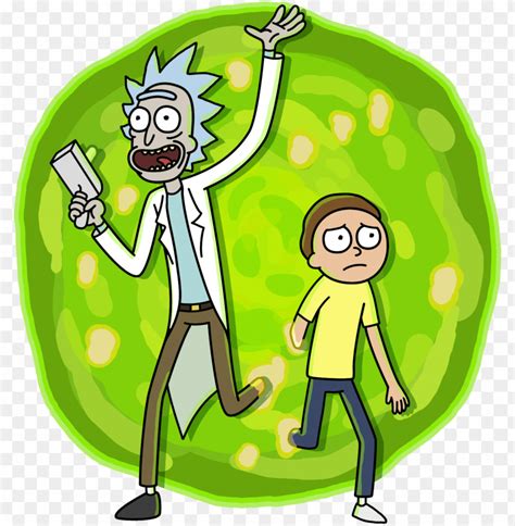 Facebook Stickers Corey Booth Portal Rick And Morty Png Image With