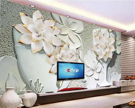 Beibehang Custom Wallpaper 3d Living Room Bedroom Wall Paper Relief