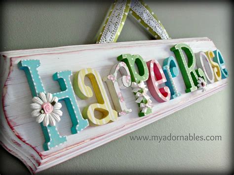 Reserved For Tf Custom Order Wall Letters On Plaque Shabby Etsy