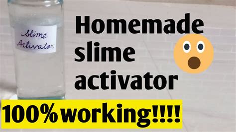 How To Make Slime Activator At Homehomemade Slime Activatorhome