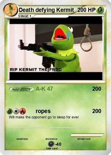 Pokémon Death Defying Kermit A K 47 My Pokemon Card