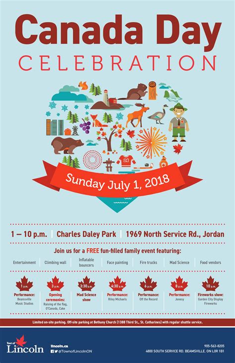 Here are some poster ideas to design your own posters for the day. 0014 Canada Day Celebrations Poster PROOF-page-001 ...