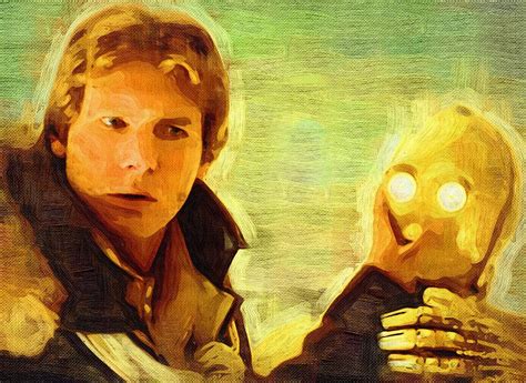 Star Wars Characters Poster Digital Art By Larry Jones Fine Art America
