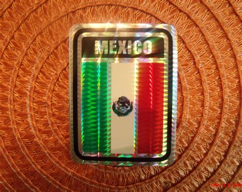Bandera Mexico Flag Stickers 3x4 Mexico Decal Etsy