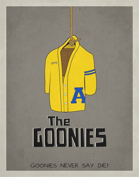 The Goonies Inspired Minimalist Movie Poster Goonies Minimalist