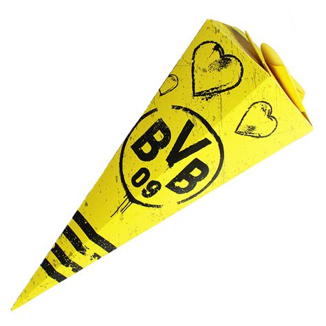 Dortmund, commonly known as borussia dortmund boˈʁʊsi̯aː ˈdɔɐ̯tmʊnt, bvb, or simply dortmund, is a german professional sports club based in dortmund. BVB Borussia Dortmund Schultüte Zuckertüte BVB Logo | eBay