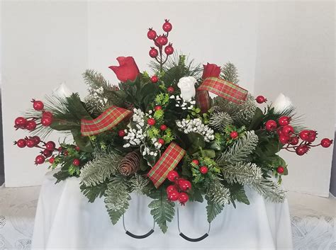 Cemetery flowers floral tribute program karin s florist. Pin by Simply Welcome on Headstone Saddles | Cemetery ...