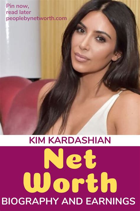 But before you jump to conclusions, a few things: Kim Kardashian Net Worth - Biography and Earnings - People ...