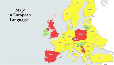 Maps Mania Map In European Languages