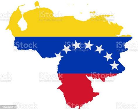 베네수엘라지도에 플래그 베네수엘라에 대한 스톡 벡터 아트 및 기타 이미지 베네수엘라 지도 기 Istock