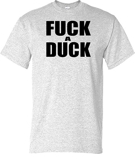 Fuck A Duck Gray Tee Shirt Clothing