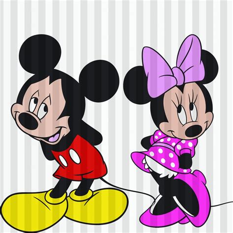 Minnie N Mickey SVG