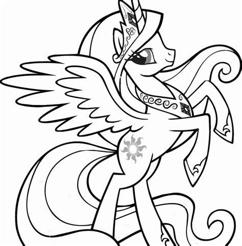 Coloring Pages Princess Unicorn – Idalias Salon