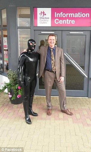 Gimp Man Of Essex Rubber Fetishist Dresses In Gimp Suit Around Town To Raise Money For