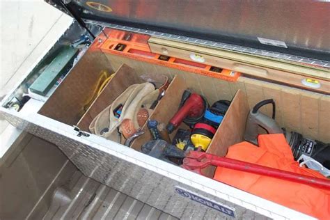 Toolbox #truck #organization i used to spend more time than i would like looking for tools in the jumbled mess that was my truck. Pin on Storage ideas