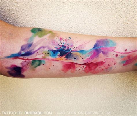 Watercolor Tattoos By Ondrashwatercolor Tattoos By Ondrash Koikoikoi