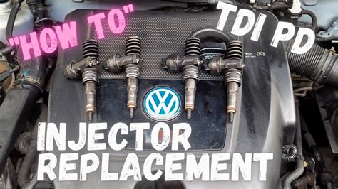 How To VW Golf 4 1 9 TDI PD Injector Seal Replace YouTube