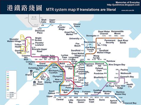 What Does It All Mean The Literal Translation Of Hong Kongs Mtr Map
