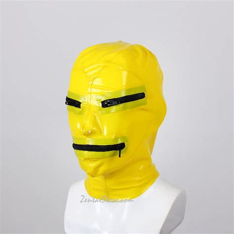 Customise Skinsuit Latex Clothing Erotic Bondage Head Cover Head Mask