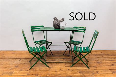 Cafe chairs sydney | home of the highest quality cafe & restaurant furniture at affordable prices. Vintage French Folding Cafe Table and Chairs - Antique ...