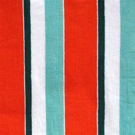 Stripe Orange Hooded Towel Hooded