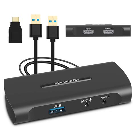 Buy Capture Card Audio Video Capture Card 4k 1080p 60fps Hdmi To Usb3 0 Game Capture Card